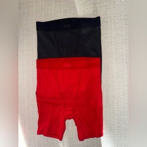 SKIMS Cotton Rib Boxer Set of 2